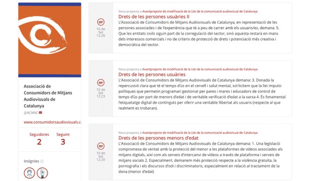 Propostes Llei Comunicació Audiovisual